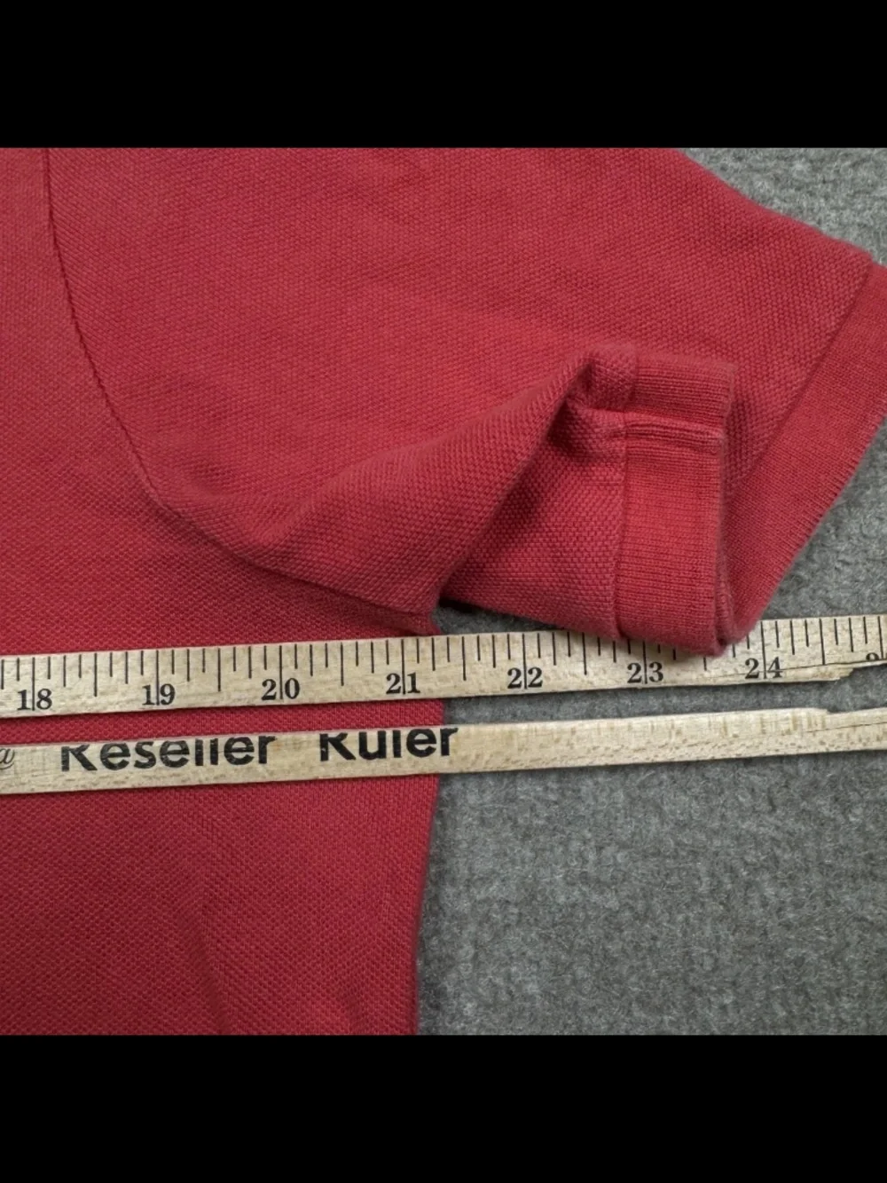Ralph Lauren Polo Shirt Mens Size M Red Short Sleeve Classic Preppy Golf Rugby